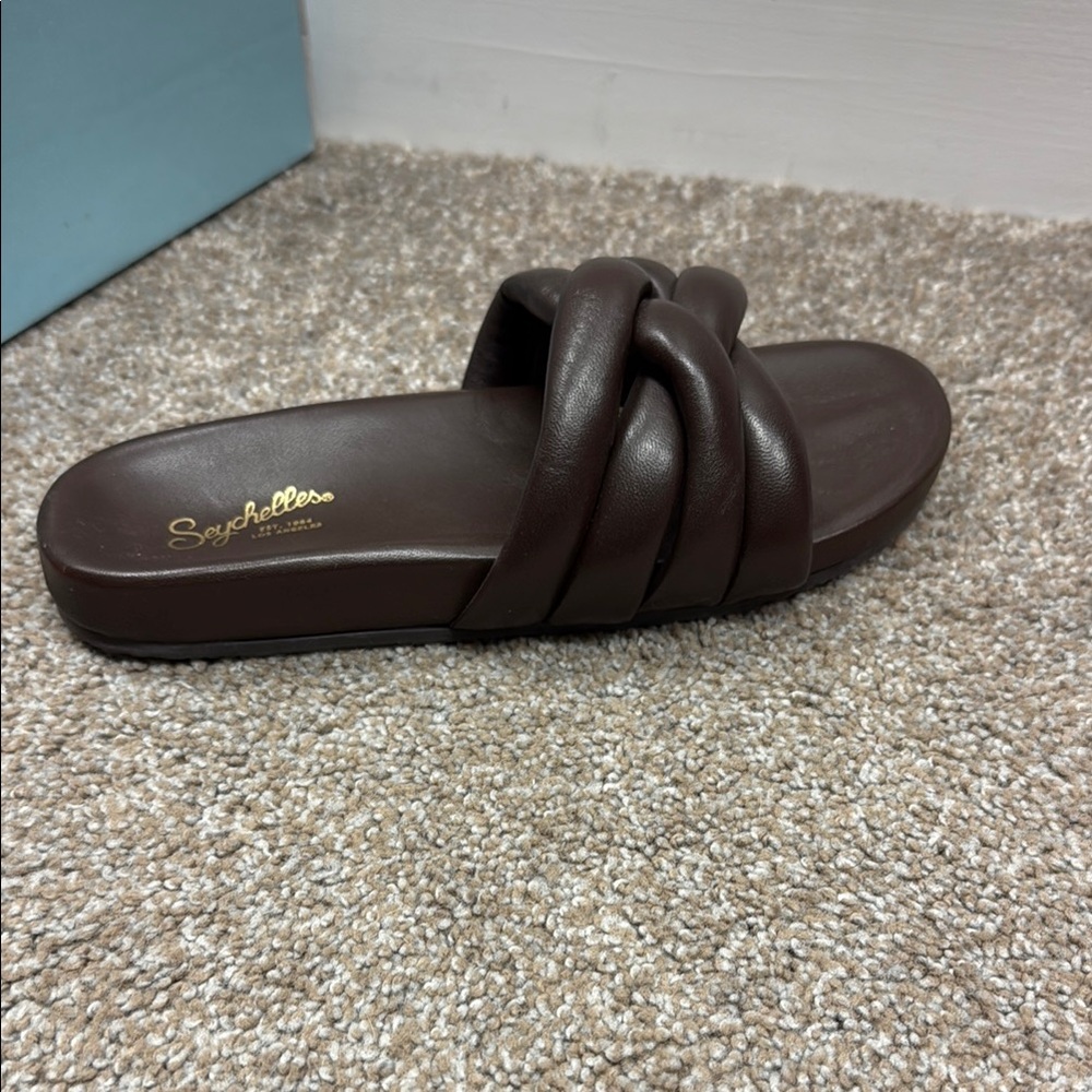 Seychelles Women's Brown Slide Sandals